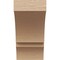 Ekena Millwork 5-inch W x 6-inch D x 10-inch H Balboa Rough Cedar Woodgrain TimberThane Knee Brace, Primed BRCUR05X06X10BOARCPR - alternate 5